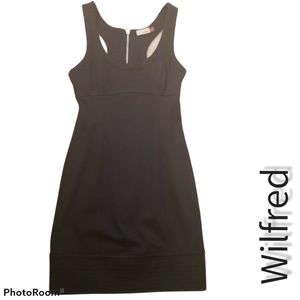 Wilfred racerback black dress